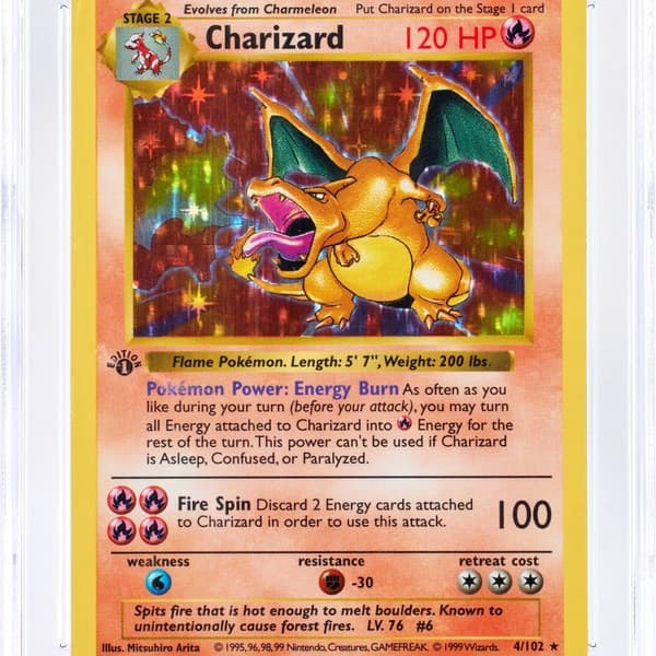 Charizard, 1st Ed. — Holo — Pokémon